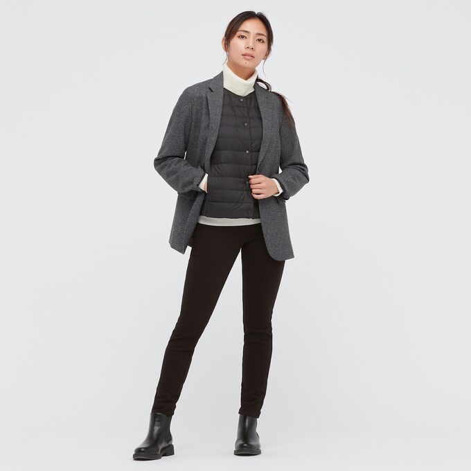 UNIQLO Женский ультралегкий жилет, черный