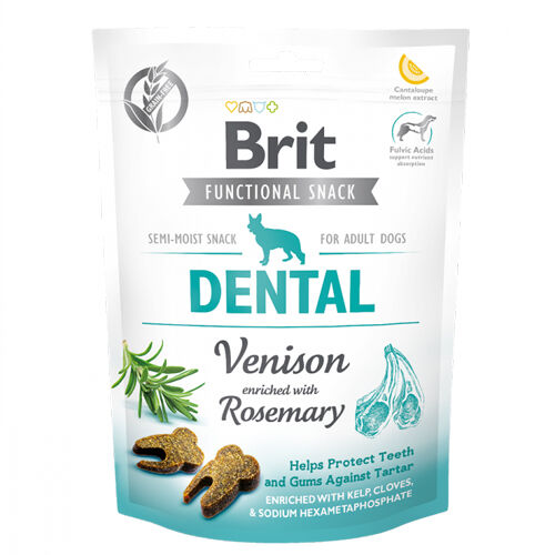 Brit Care Лакомство д/соб Dental Venison защита зубов и дёсен 150гр