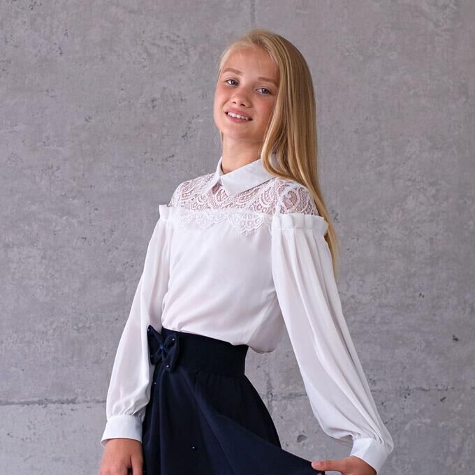 Блузка для девочки длинный рукав Соль&amp;Перец арт.SP001