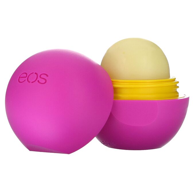 iherb EOS, смягчающий бальзам для губ с маслом ши, «Мед и яблоко», 7 г (0,25 унции)
