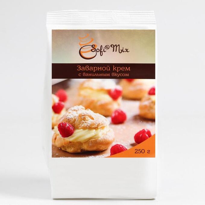 FOODMIX / Смесь сухая "Заварной крем", ваниль, 250 г | Мучные смеси ...