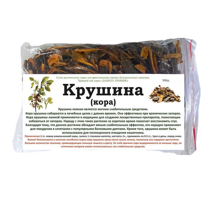 Крушина (кора) Данила Травник 100 гр. | Алтайские травы. Лечебные травы ...