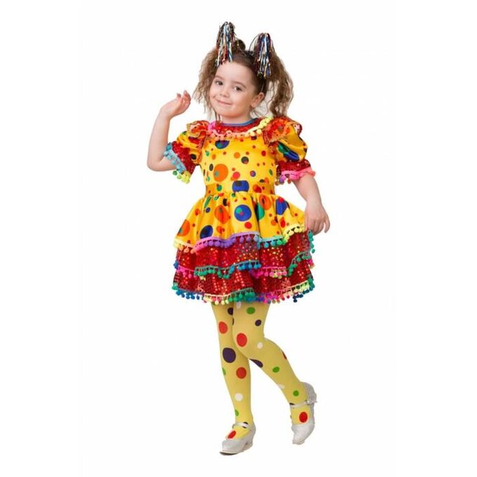 СИМА-ЛЕНД Карнавальный костюм «Хлопушка», сатин, размер 28, рост 110 см