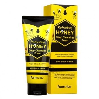 Farm Stay Пенка для глубокого очищения с экстрактом меда Refreshing Honey Deep Cleansing Foam
