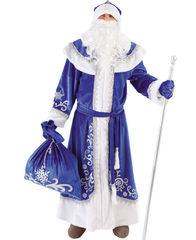 Batik Пуговка Карнавальный костюм &quot;Дед Мороз синий&quot; 3005 к-18 р.182-54-56