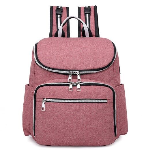 Сумка-рюкзак для мам, цвет розовый