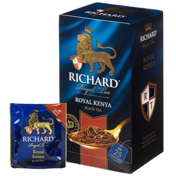 Чай RICHARD ROYAL Kenya , черный чай 12*25пак Черный