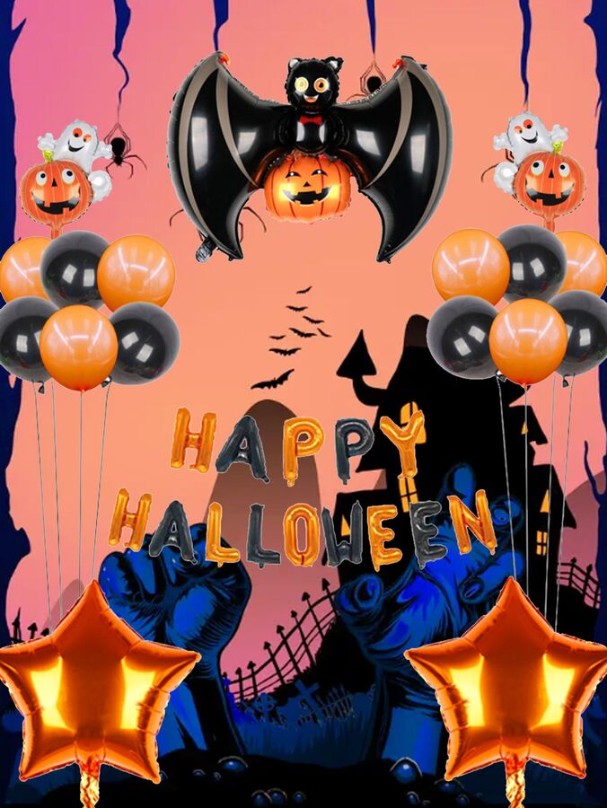 SheIn 31шт на хэллоуин Набор декоративных шаров