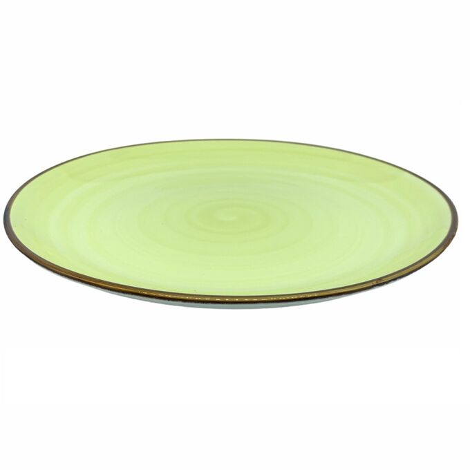 MULTICO Тарелка десертная, d 20 см, фрф, зеленый, САБИАН