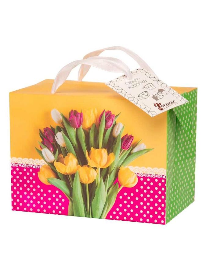 Бумажный пакет Тюльпаны