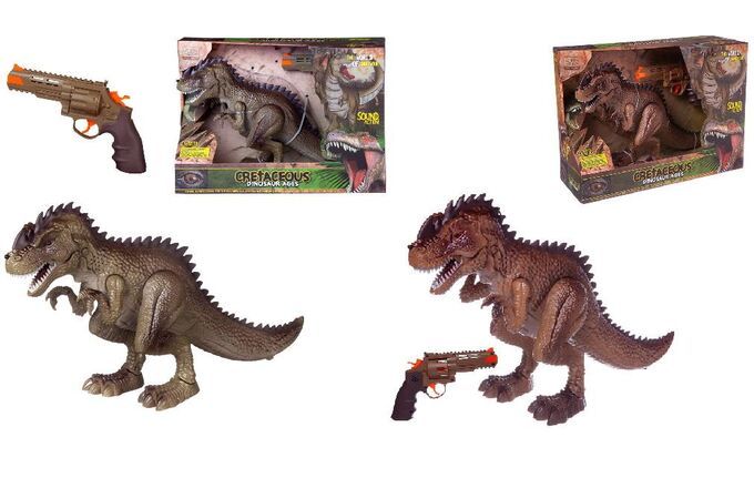 Игровой набор Junfa Охота на динозавра (Тираннозавр и пистолет), на ИК управлении, на батарейках496