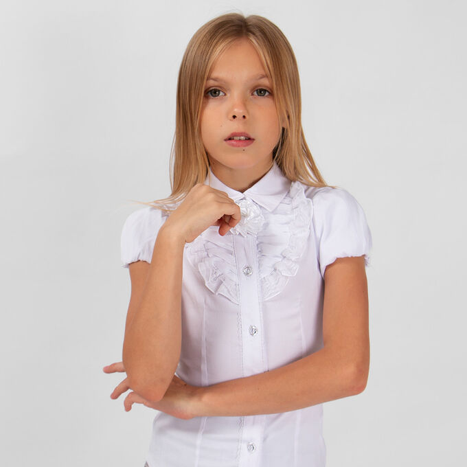 Блузка Соль&amp;Перец короткий рукав для девочки арт.SP12-15-29