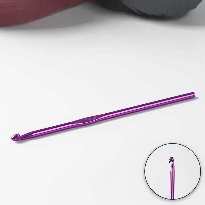 Арт Узор Крючок для вязания, d = 4,5 мм, 15 см, цвет МИКС