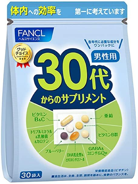 Fancl 30 Комплекс витаминов для мужчин  от 30 до 40 лет