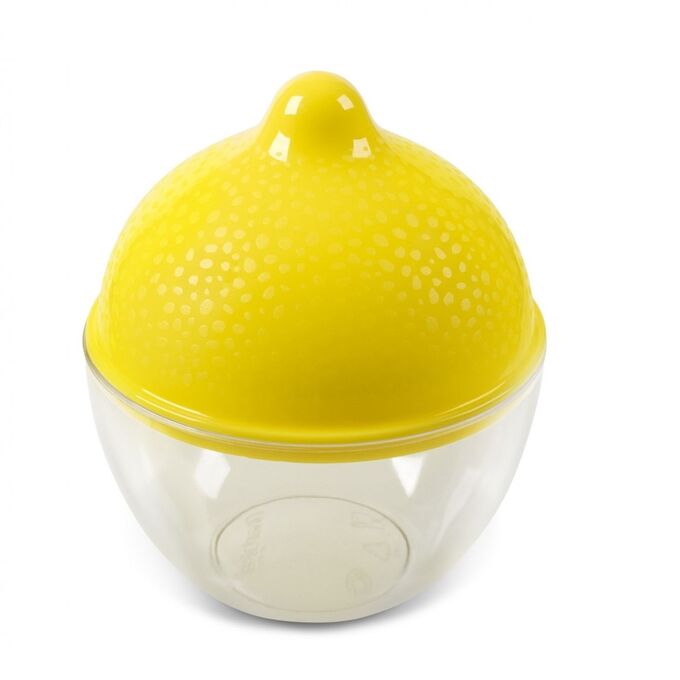 Martika Контейнер для лимона, 0,2 л, круглая, пластик, желтый, ЛЮМИЦИ