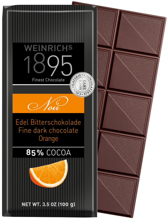 Шоколад Weinrichs 1895 Черный с апельсином 100 г