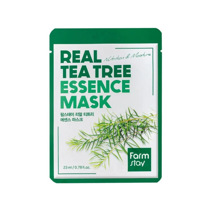 Тканевая маска для лица с экстрактом чайного дерева	Farm Stay Real Tea Tree Essence Mask