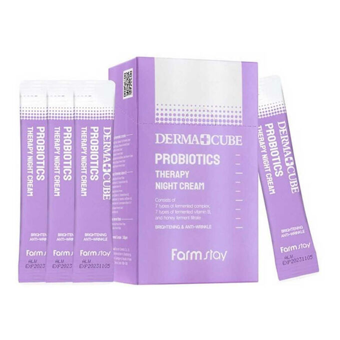 Антивозрастной ночной крем с пробиотиками Farm Stay Dermacube Probiotics Therapy Night Cream