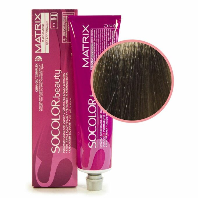 Matrix Крем-краска для волос Socolor beauty 8NW, натуральный теплый светлый блондин, 90 мл