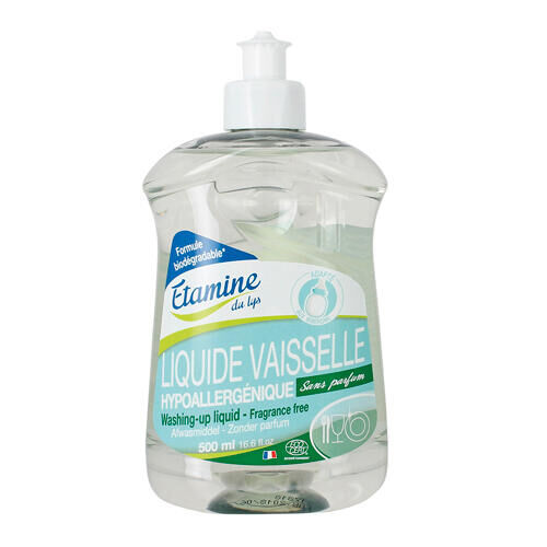 Средство детское для мытья посуды, гипоаллергенное, без запаха Etamine du Lys, 500 мл