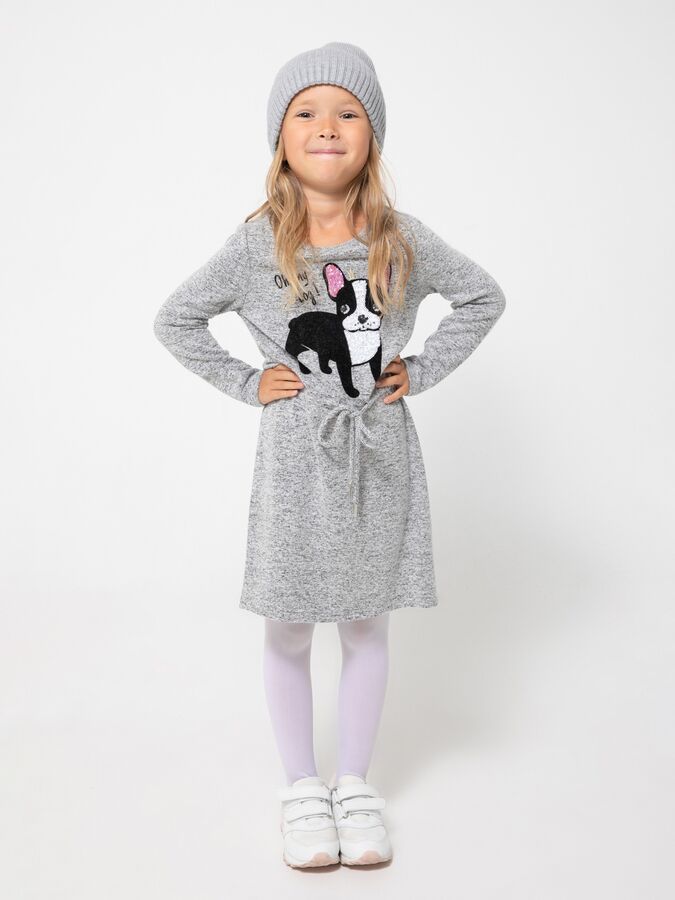 Acoola Платье детское для девочек Alpina1 серый
