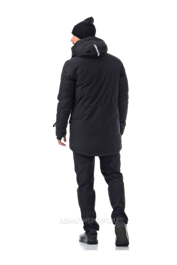 Мужскaя зимняя куртка-парка Azimuth A 8522_129 Черный