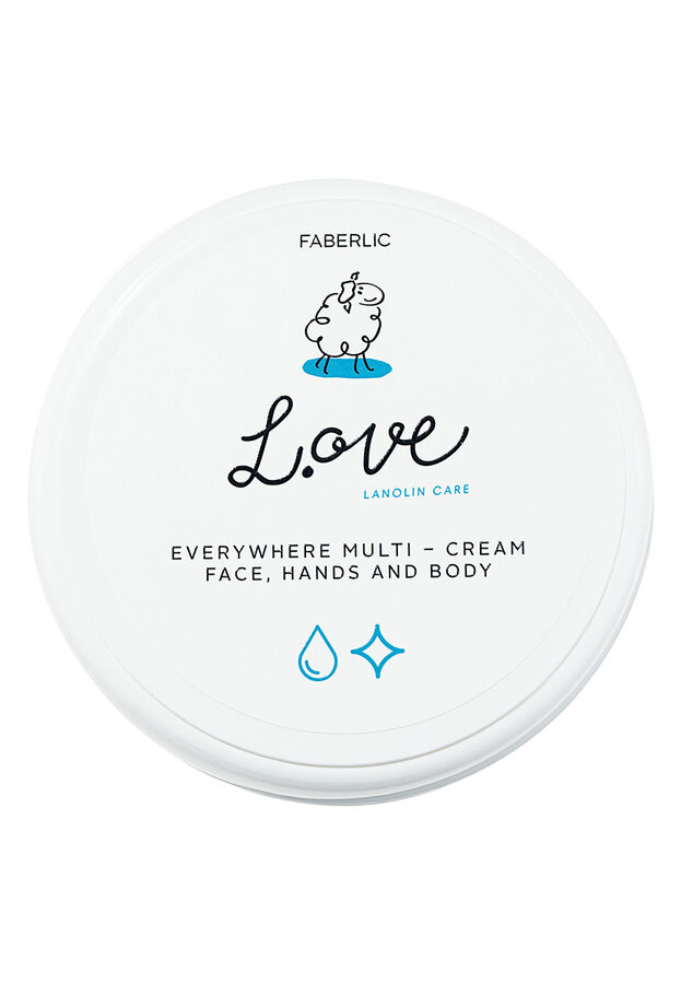 Faberlic Крем для рук, лица и тела универсальный L.OVE