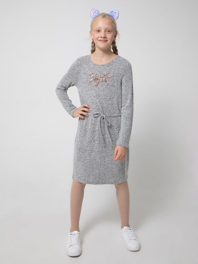 Acoola Платье детское для девочек Alpina1 серый