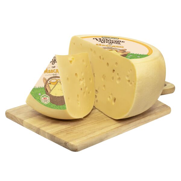 Сыр Маасдам 45% ТМ Радость вкуса (Семикаракорский) 2*7к