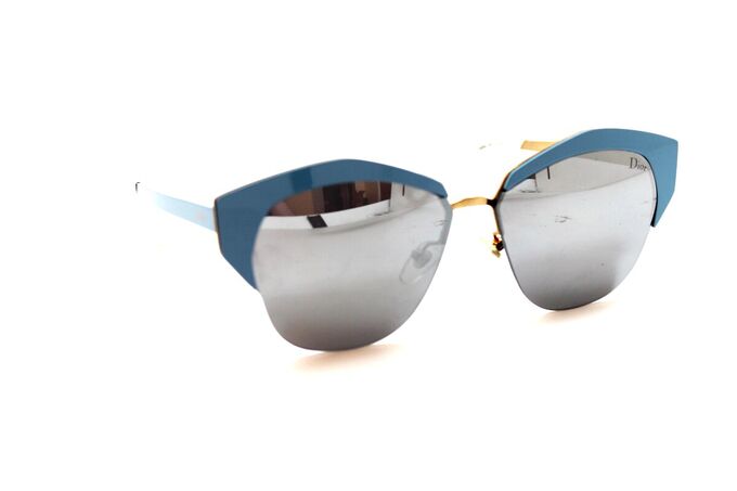 Солнцезащитные очки - International 2022 DI 1223 голубой зеркальный