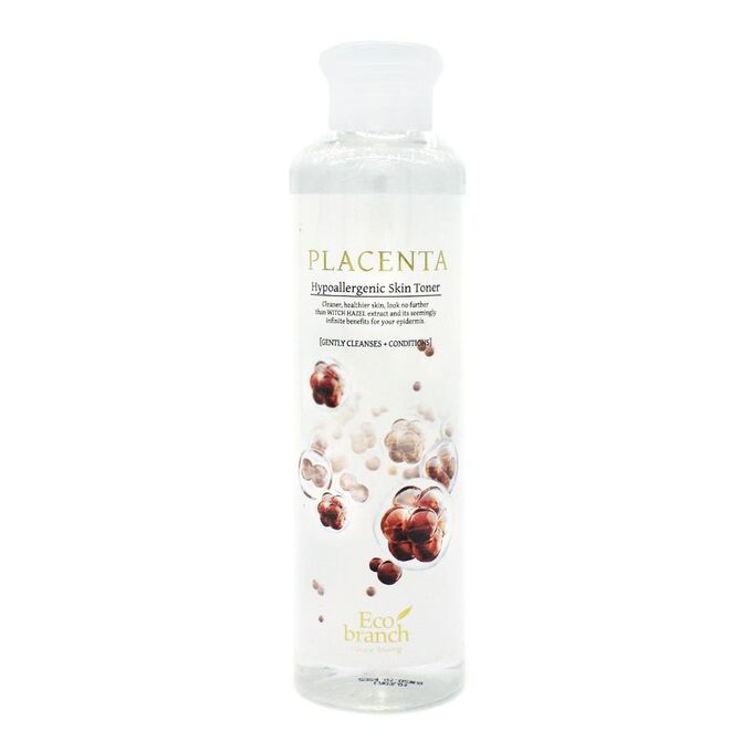 Eco Branch Тонер для лица с плацентой Hypoallergenic Placenta Toner, 250 мл