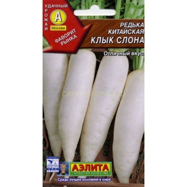 Семена для Сибири Редька Клык слона китайская