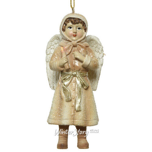 Елочная игрушка Ангел Агнис - Рождественская песнь 11 см, подвеска (Kaemingk)
