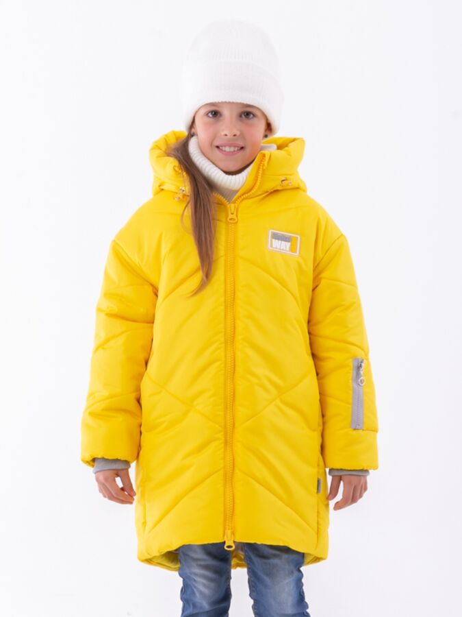 BOOM by Orby М 101433/2 (желтый) Пальто для девочки