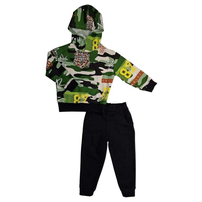 БУСИНКА Спортивный костюм (0315/22) камуфляж, зеленый, печать
