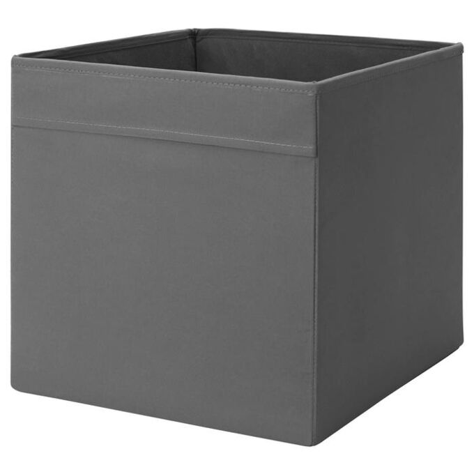 IKEA Коробка ДРЁНА, цвет тёмно-серый