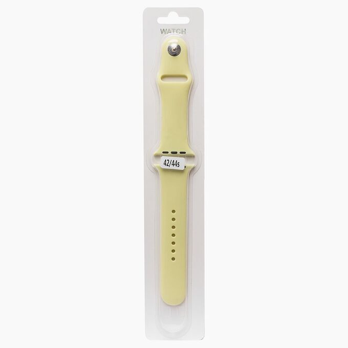 Ремешок ApW03 для &quot;Apple Watch 42/44 mm&quot; Sport Band (S) (lemon cream)