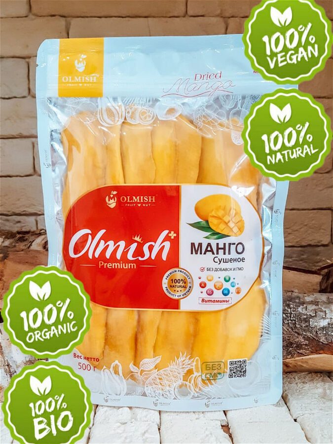 Ребенок с сушеным манго