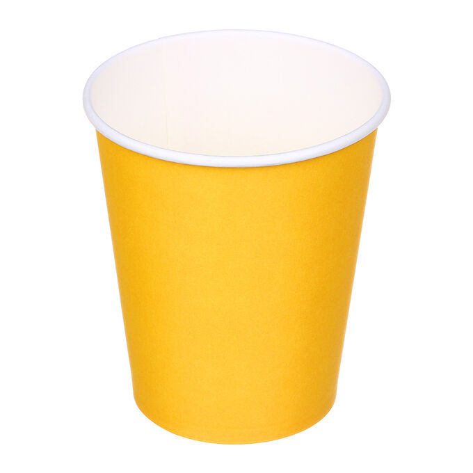 Vetta Набор бумажных стаканов 6шт, 250 мл, цвет- желтый