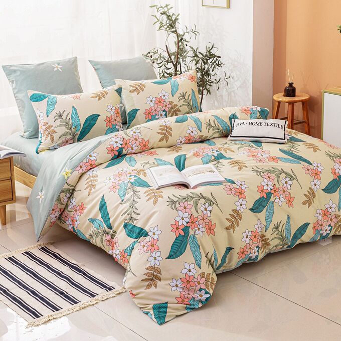 Viva home textile Комплект постельного белья Делюкс Сатин L367