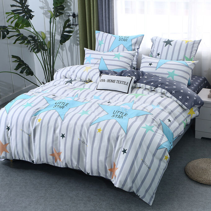 Viva home textile Комплект постельного белья Сатин 100% хлопок C462