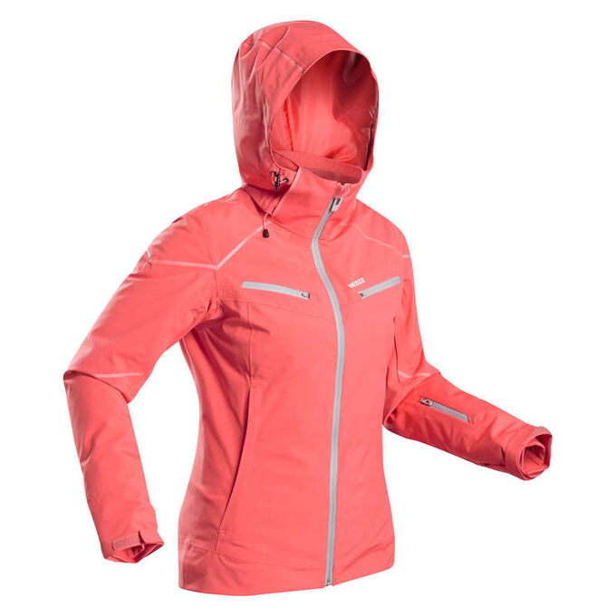 DECATHLON КУРТКА ЛЫЖНАЯ ЖЕНСКАЯ КОРАЛЛОВАЯ 580 WEDZE