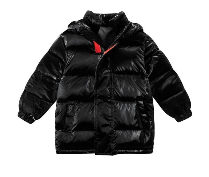 Детская зимняя куртка, цвет чёрный