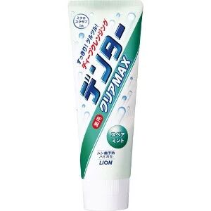 Lion &quot;Dental Clear MAX&quot; зубная паста с ароматом мяты 140гр туба (темн. зеленая)