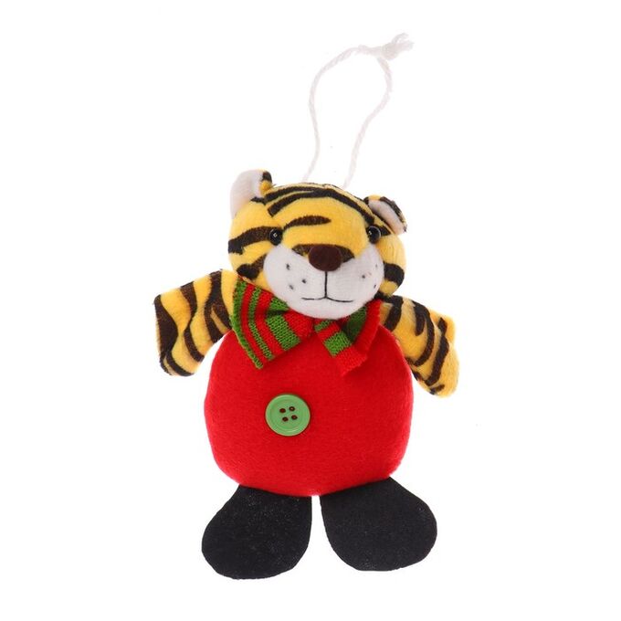 Мягкая игрушка «Тигр» на подвесе, цвет МИКС