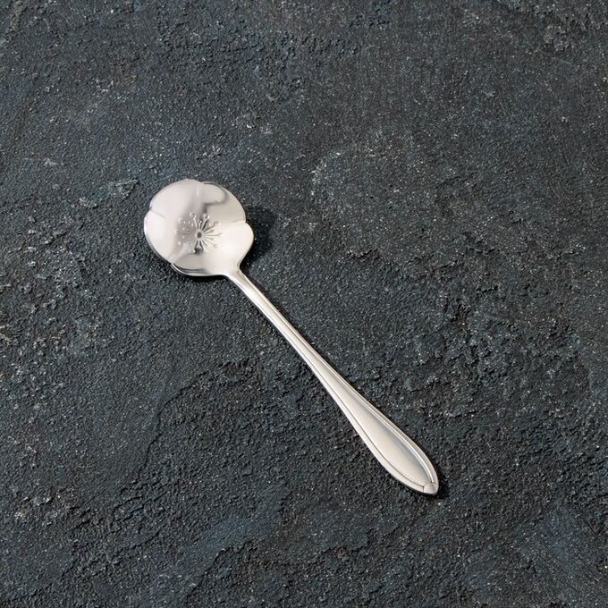 Ложка десертная Magistro «Цветок», 12,5 см, цвет серебро