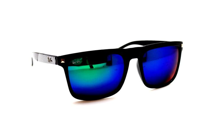 Распродажа солнцезащитные очки R 15100-1 черный глянец сине-зеленый