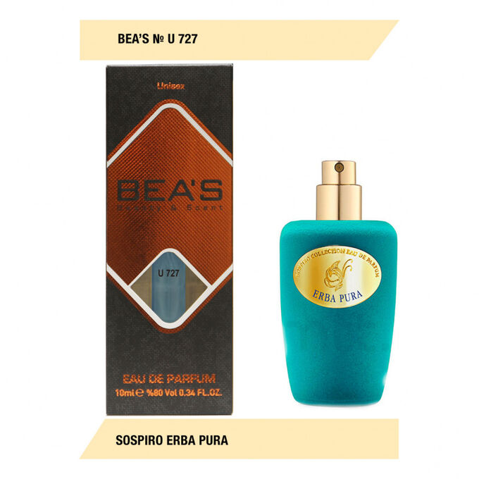 BEA`S Компактный парфюм Beas unisex U727 10 ml