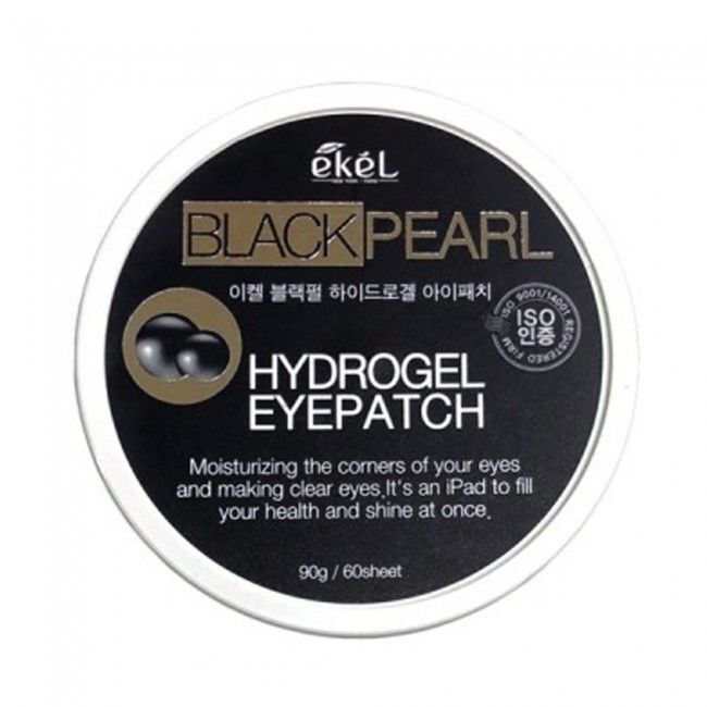 Ekel cosmetics Ekel Гидрогелевые патчи с экстрактом черного жемчуга Black Pearl Hydrogel Eye Patch, 90 мл
