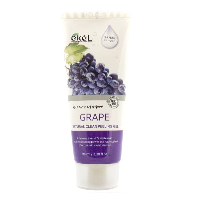 Ekel cosmetics Ekel Пилинг-скатка для лица с экстрактом винограда Grape Natural Clean Peeling Gel, 100 мл